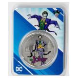 Coin 1 Troy Ounces .999 Fine Silver The Joker
