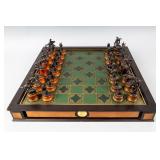 1991 Frederic Remington Western Chess Set