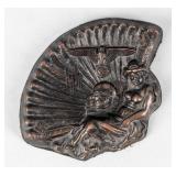 German WWII Waffen SS Totenkopf Paper Weight