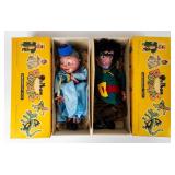 Vintage Set Of 2 'Pelham Puppets' Marionettes