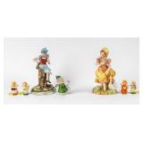 Set of 7 Porcelain Figurines