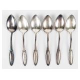 Lot of 6 900 Silver Spoons