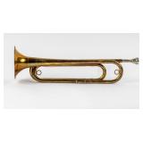 US Regulation Brass Bugle W Mouthpiece Military