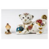 Set of 2 Designer Animal Statue Collectibles