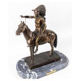 Art C. E. Dallin The Medicine Man Bronze Sculpture