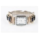 Jewelry Sterling Silver Native Style Wristwatch