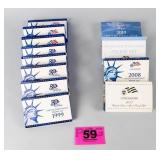 Coin (12) United States Proof Sets 1999-2010