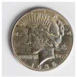 Coin 1935  Peace Silver Dollar Brilliant Unc