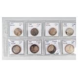 Coin 8 German Nazi Silver Coins 2 & 5 RMarks