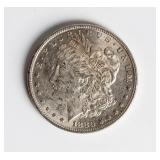 Coin 1880-O Micro 'O'  Morgan Silver Dollar AU