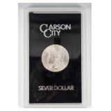 Coin 1884-CC Morgan Silver Dollar in GSA Display