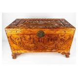 Vintage Chinese Carved Trunk