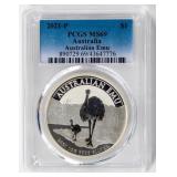 Coin 2021-P Australia Emu $1 Silver PCGS MS69