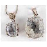 Jewelry Crystal Sterling Silver Necklace