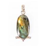 Jewelry Sterling Silver Labradorite Pendant