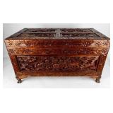 Vintage Chinese Carved Trunk