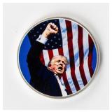 Coin 1 Troy Ounces .999 Fine Silver Donald Trump