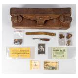 Assorted WWII German Artifacts Coins, Currency+