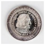 Coin 1 Troy Ounces .999 Fine Silver Columbian