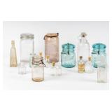 Vintage Grouping 16 Jars & Bottles