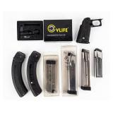 Five 2011 & 10/22 Magazines, 2011 Grip, Sight