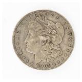 Coin 1904-S Morgan Silver Dollar in Very Fine+