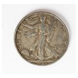 Coin 1934-S Walking Liberty Half Dollar Extra Fine