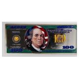 Coin 4 Troy Ounces .999 Fine Silver $100 Note