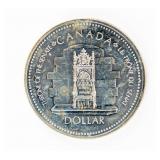 Coin 1977 Canadian Silver Commemorative Dollar BU