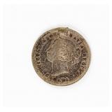 Coin 1888 Canada Silver Five Cents in Extra Fine*