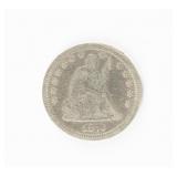 Coin 1876-CC Seated Liberty Quarter in Fine