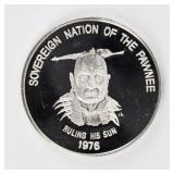 Coin 1.6 Troy Ounce .999 Fine Silver Indian Rounds