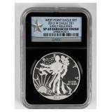 Coin 2013-W American Silver Eagle NGC SP69 EF