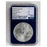 Coin  2025-P American Silver Eagle NGC MS70