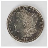 Coin 1881-O Morgan Silver Dollar BU DMPL