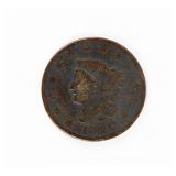 Coin 1820 Coronet Large Cent in Very Good