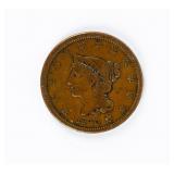 Coin 1840 Braided Hair Large Cent in Very Fine
