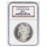 Coin 1878 8TF Morgan Silver Dollar NGC MS63