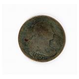 Coin 1807 Draped Bust Large Cent in Very Good*