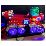 Tank Style Kiddie Ride - Crazy Tanks Ride On