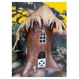 Large Fiberglass Tree Stump House