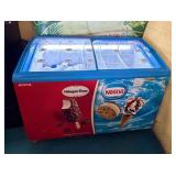 Nestlï¿½ & Hï¿½agen-Dazs Glass Top Chest Freezer