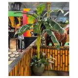 Large Tropical Artificial Banana Plant