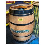 Large Barrel w/ Internal Trash Can