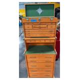 Wooden Machinist Tool Box 2 Piece