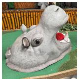 Fiberglass Hippo Head