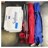 (3) Folding Chairs (15) Toilet Seat Cover Boxes