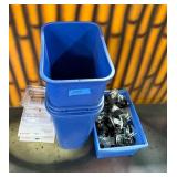 Trash Cans & Tub of Casters +More