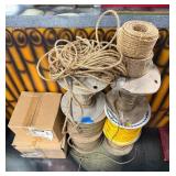 (8) Rolls + (2) Boxes Rope