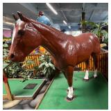 Life-Size Fiberglass Horse Statue